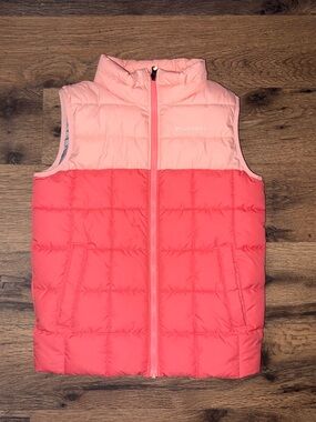 Columbia Pink Quilted Puffer Vest